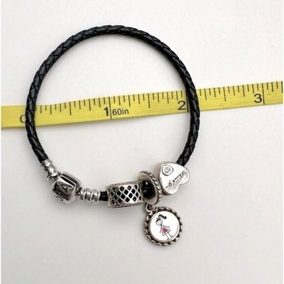 Pandora Bracelet with 3 Charms - Picture 6 of 8